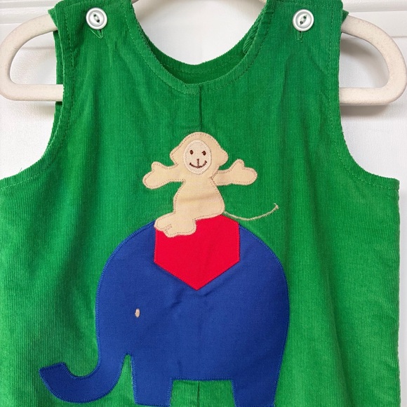 •Funtasia Too!• Corduroy Appliqué Longall Romper - Size 18 Months - Picture 3 of 7